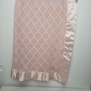 North star vintage baby blanket pink